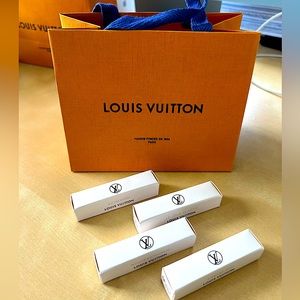 Set #2! Vuitton Eau de Parfum (Variety of 4, Bag included). All New, Never Used.